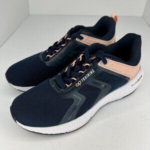 OP Training Womens OPM-Elena-M1 Navy Coral Fleex Boom Size 10 Trainers Shoes